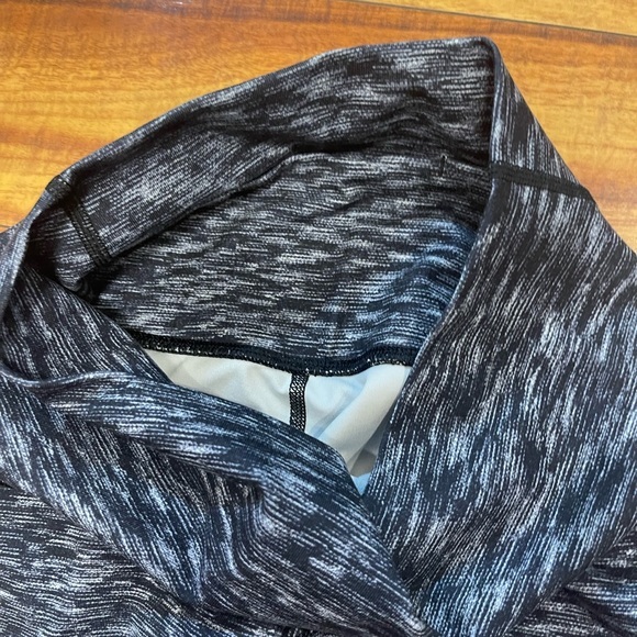 Lululemon Wunder Under Pant *Stirrup Dramatic Static White Black / Black - Picture 8 of 10